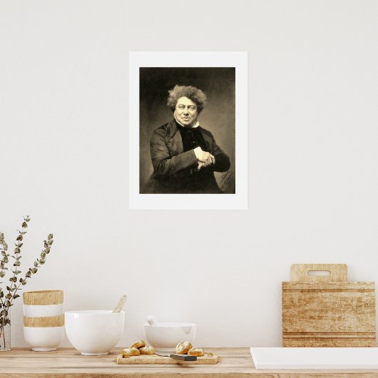 Vintag Alexandre Dumas Poster (Küche)