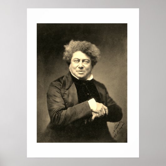 Vintag Alexandre Dumas Poster (Vorne)