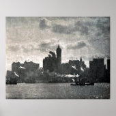 Vintag Alfred Stieglitz Lower Manhattan Poster (Vorne)