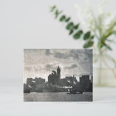 Vintag Alfred Stieglitz Lower Manhattan Poster Postkarte (Stehend Vorderseite)