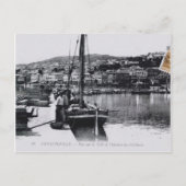 Vintag Algerien Philippeville Fischerboot, 1912 Postkarte (Vorderseite)