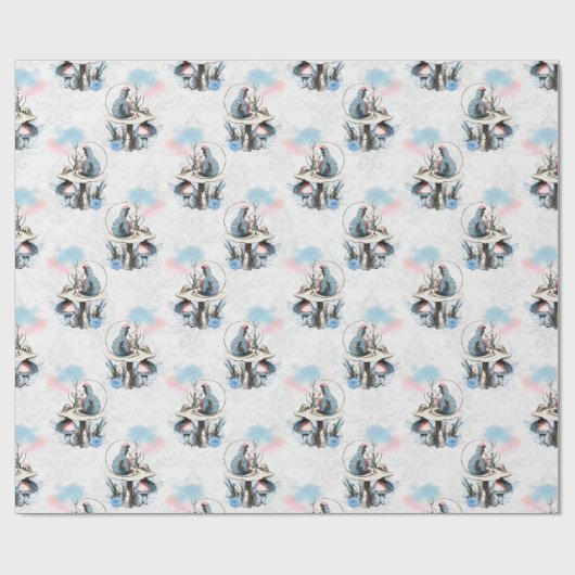 Vintag Alice Geschenkpapier (Flach)