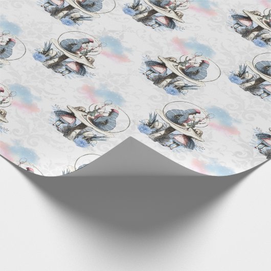 Vintag Alice Geschenkpapier (Ecke)