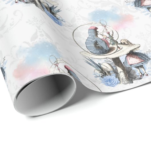 Vintag Alice Geschenkpapier (Rolleneckpunkt)