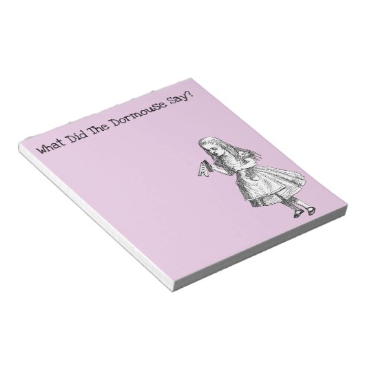 Vintag Alice Notizblock (angewinkelt)