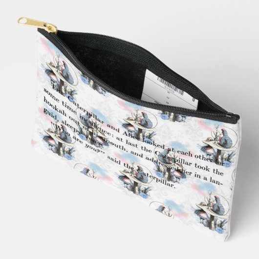 Vintag Alice und die Raupe Zubehörtasche (Offen)