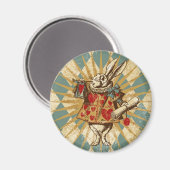 Vintag Alice White Kanbit Magnet (Vorderseite/Rückseite)