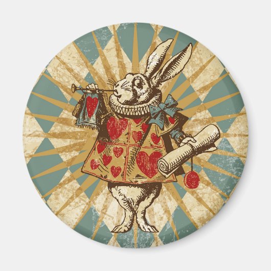 Vintag Alice White Kanbit Magnet (Vorne)