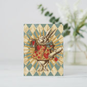 Vintag Alice White Kanbit Postkarte (Stehend Vorderseite)