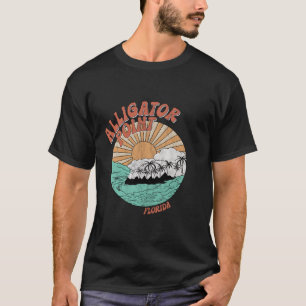 Vintag Alligator Point Florida Palm Trees FL Retr T-Shirt