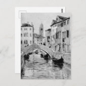 Vintag Allingham Campanile San Stefano Venedig Postkarte (Vorne/Hinten)