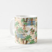 Vintag Aloha Hawaii Beach Summer Kaffeetasse (Vorderseite Links)