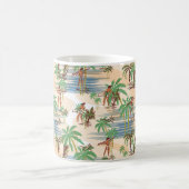 Vintag Aloha Hawaii Beach Summer Kaffeetasse (Mittel)