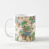 Vintag Aloha Hawaii Beach Summer Kaffeetasse (Links)
