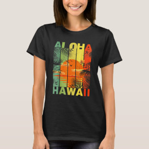 Vintag Aloha Hawaii Hawaiian Island Beach Vacati T-Shirt