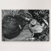 Vintag Ältere Mutter Tochter Grandtochter LG Puzzle (Horizontal)