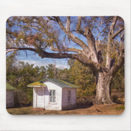 Vintag Altes Florida Rustikales Motel Cabins Straß Mousepad