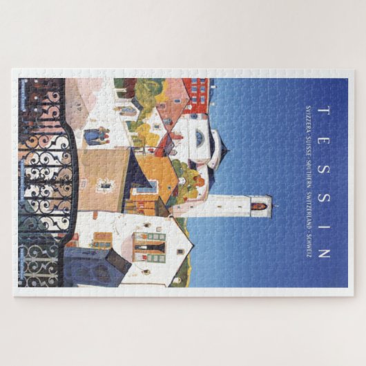 Vintag Altes Tessin Tessin Puzzle (Horizontal)