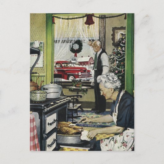 Vintag altmodische Zuhause Kitchen Weihnachten Pos (Vorderseite)