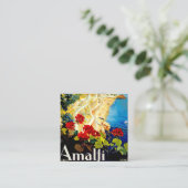 Vintag Amalfi Italien Europa Reisekarte Begleitkarte (Stehend Vorderseite)