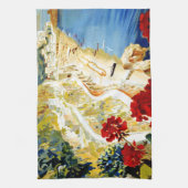 Vintag Amalfi Italien Europa Reisen Küchentuch (Vertikal)