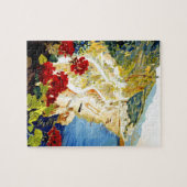 Vintag Amalfi Italien Europa Reisen Puzzle (Horizontal)