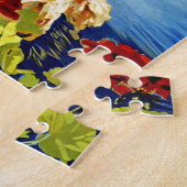 Vintag Amalfi Italien Europa Reisen Puzzle (Seite)