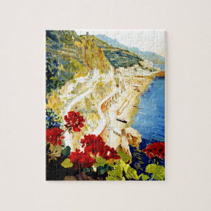 Vintag Amalfi Italien Europa Reisen Puzzle