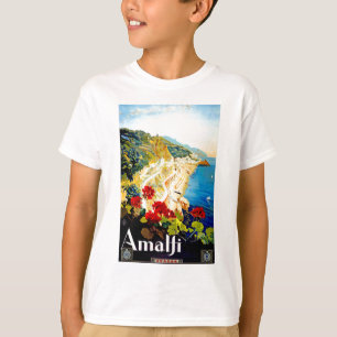 Vintag Amalfi Italien Europa Reisen T-Shirt