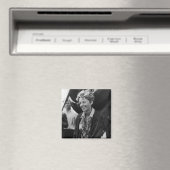 Vintag Amelia Earhart Foto Portrait Magnet (In Situ (Geschirrspüler))