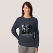 Vintag Amelia Earhart Foto Portrait T-Shirt (Vorne ganz)