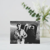 Vintag Amelia Earhart Foto Postkarte (Stehend Vorderseite)