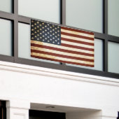 Vintag America Flag Banner (Äußeres Gebäude)