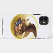 Vintag American Bald Eagle Case-Mate iPhone Hülle (Rückseite (Horizontal))
