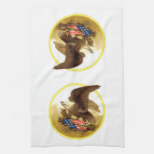 Vintag American Bald Eagle Küchentuch (Vertikal)