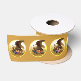 Vintag American Bald Eagle Satinband