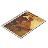 Vintag American Cowboy Poster Notizblock (Linke Seite)