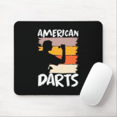 Vintag American Dart Mousepad (Mit Mouse)