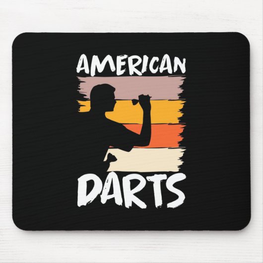 Vintag American Dart Mousepad (Vorne)