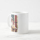 Vintag American Flag Dwight Yoakam Legend.png Kaffeetasse (Vorderseite Links)