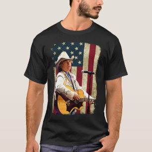 Vintag American Flag Dwight Yoakam Legend.png T-Shirt
