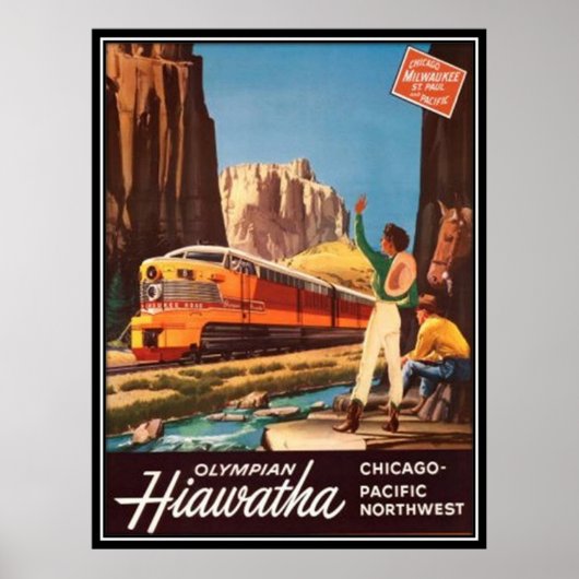 Vintag American Railway, USA - Poster (Vorne)