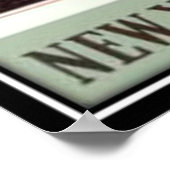 Vintag American Railway, USA - Poster (Ecke)