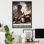 Vintag American Railway, USA - Poster (Heimbüro)