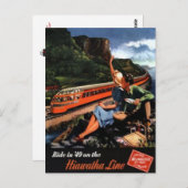 Vintag American Railway, USA - Postkarte (Vorne/Hinten)