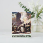 Vintag American Railway, USA - Postkarte (Stehend Vorderseite)