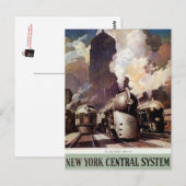 Vintag American Railway, USA - Postkarte (Vorne/Hinten)