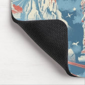 Vintag American Sehenswürdigkeit Pattern - Liberty Mousepad (Ecke)