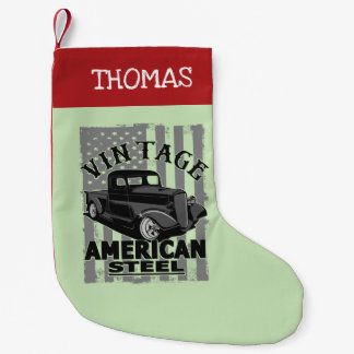 Vintag American Steel Classic Truck Kleiner Weihnachtsstrumpf