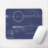 Vintag American String Banjo Mousepad (Mit Mouse)